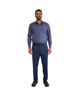 شلوار آبی نفتی - فاستونی